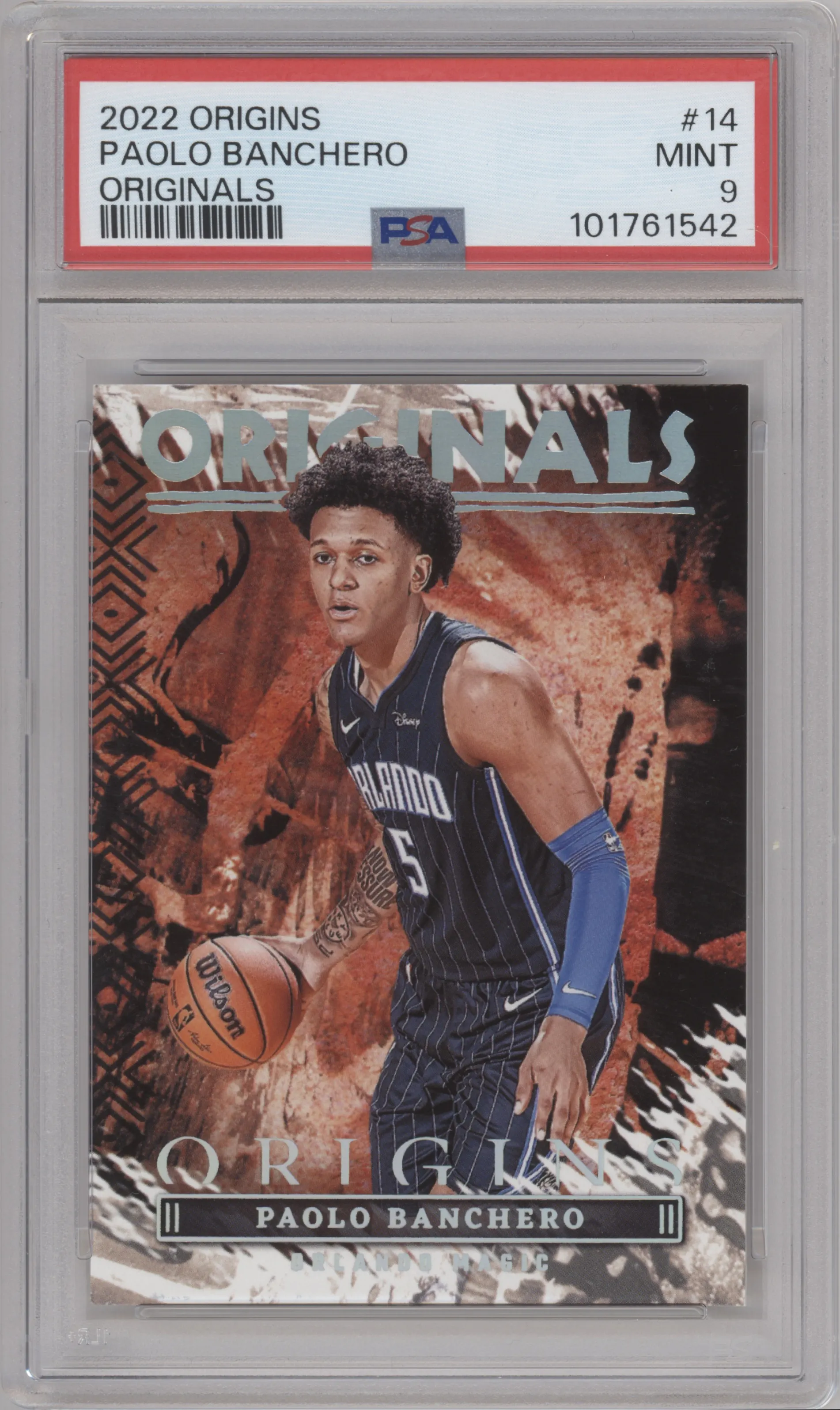 2022 Panini Origins Originals Paolo Banchero PSA 9