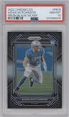 Aidan Hutchinson from the 2022 Panini Chronicles set featuring a Silver parallel graded by PSA and given an overall grade of 10.