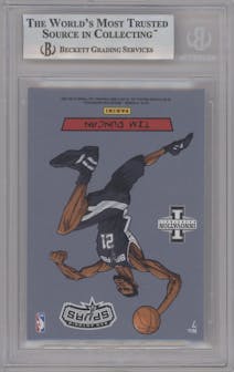 Tim Duncan from the 2013-14 Panini Innovation set graded by Beckett and given an overall grade of 9.