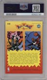 Larry Bird/Michael Jordan from the 1992-93 Upper Deck  set graded by PSA and given an overall grade of 9.