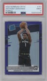 Anthony Edwards from the 2020-21 Panini Donruss Optic set featuring a Purple parallel graded by PSA and given an overall grade of 9.