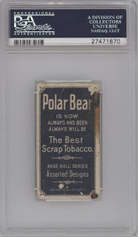 Ty Cobb from the 1909-11 T206 set featuring a Variation parallel graded by PSA and given an overall grade of 1.