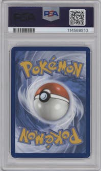 Mewtwo VSTAR from the 2023 Pokemon SWSH set graded by PSA and given an overall grade of 9.