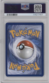 N's Zoroark ex from the 2025 Pokemon SV set graded by PSA and given an overall grade of 9.