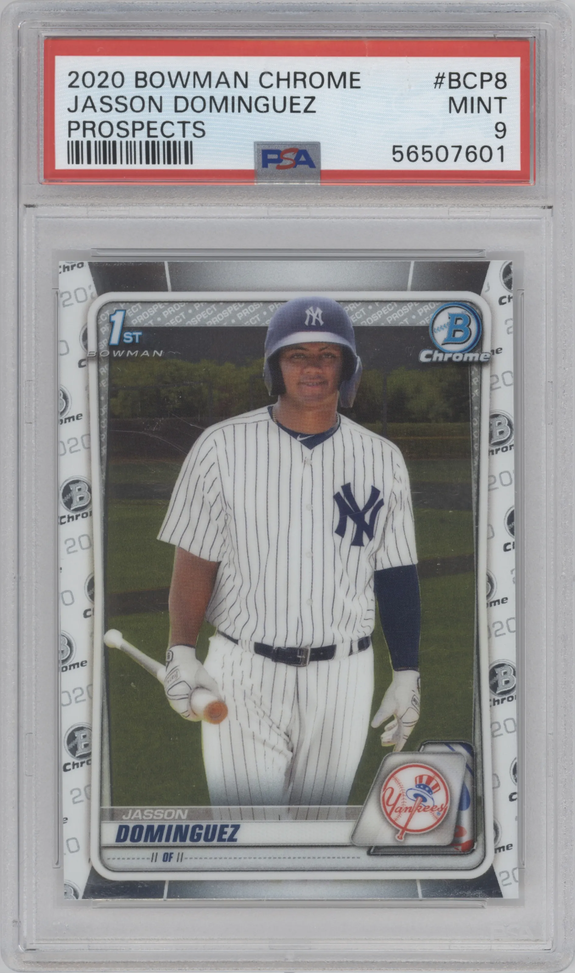 2020 Bowman Chr.Pros. Jasson Dominguez PSA 9
