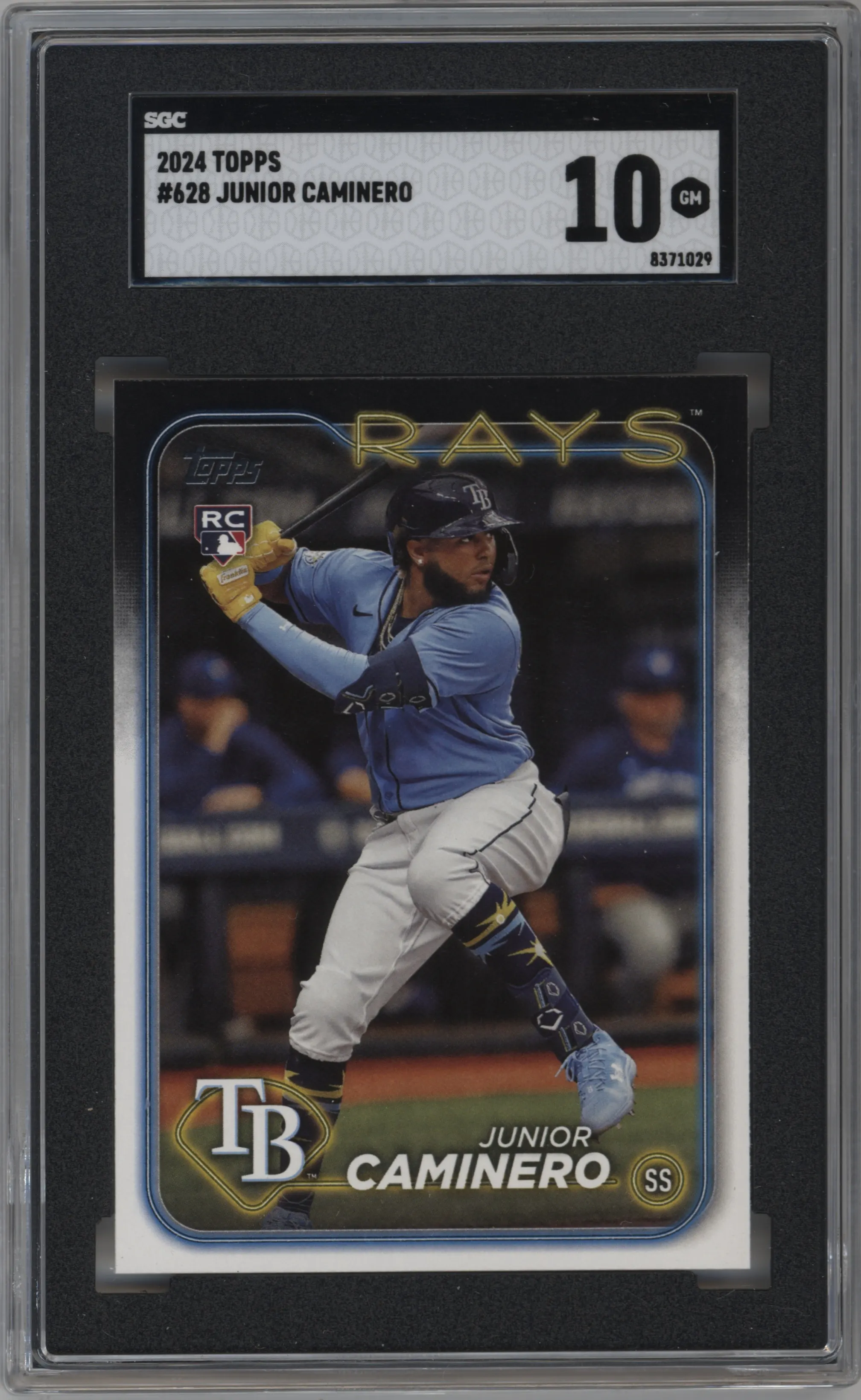 2024 Topps Junior Caminero SGC 10