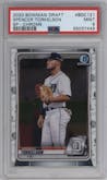 Spencer Torkelson from the 2020 Bowman Draft set graded by PSA and given an overall grade of 9.