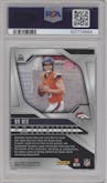 Bo Nix from the 2024 Panini Prizm set graded by PSA and given an overall grade of 10.