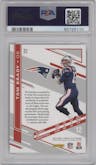 Tom Brady from the 2018 Panini Donruss Elite set graded by PSA and given an overall grade of 10.