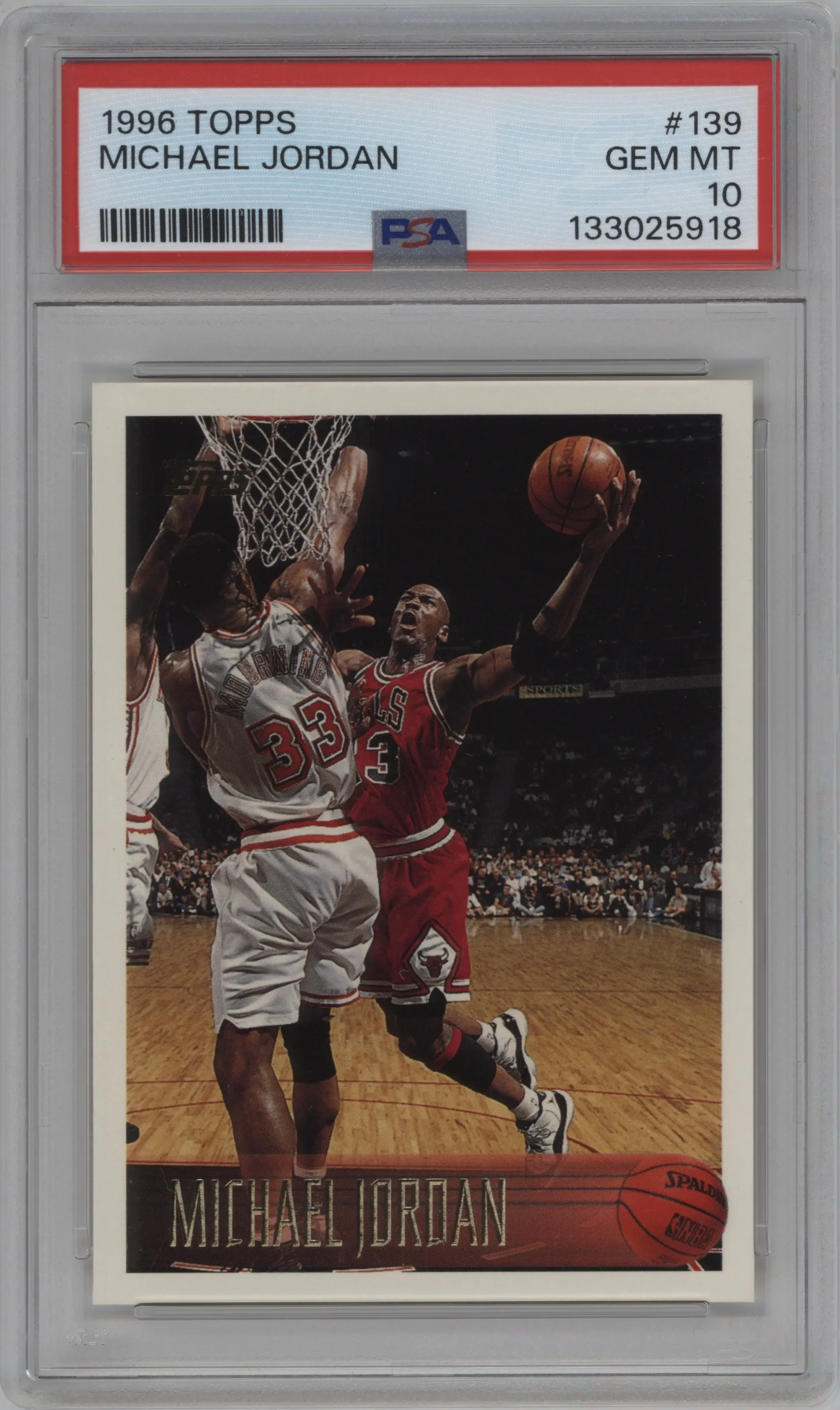 1996 Topps Michael Jordan #139 PSA 10