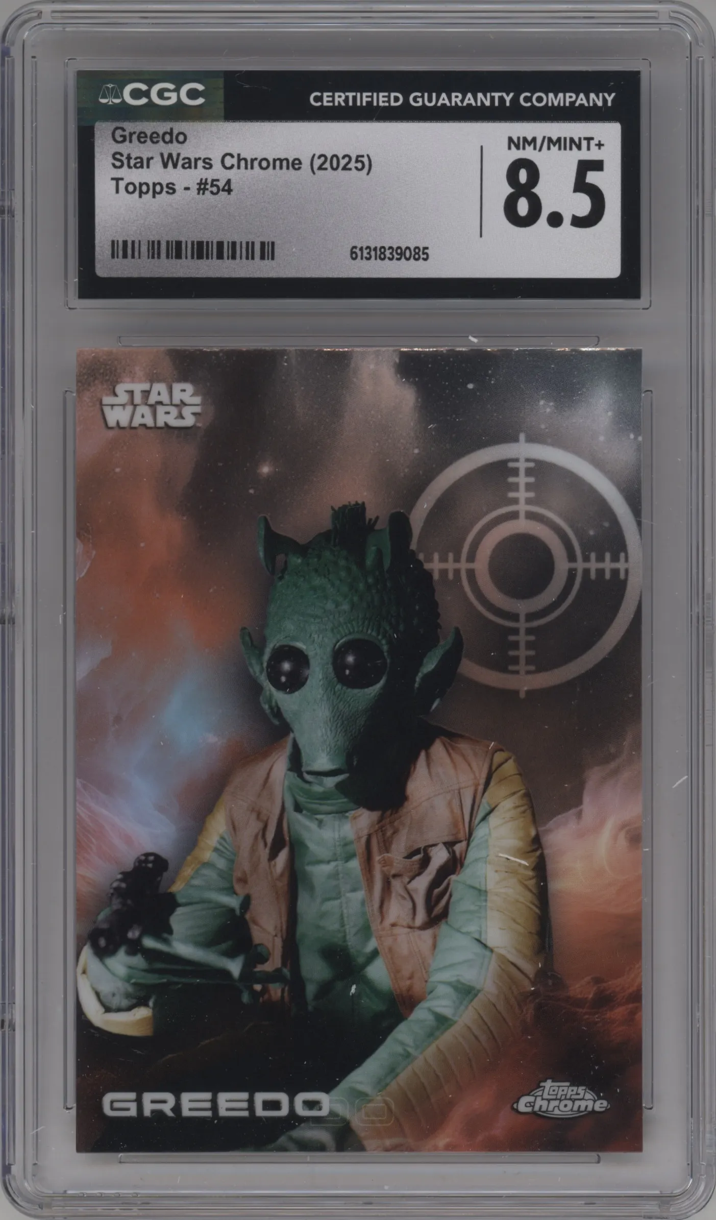 2025 Topps Chrome Star Wars Greedo CGC 8.5