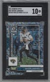 Trevor Lawrence from the 2022 Panini Donruss Optic set featuring a Silver Circles parallel graded by SGC and given an overall grade of 10.