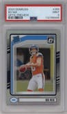 Bo Nix from the 2024 Donruss set graded by PSA and given an overall grade of 9.