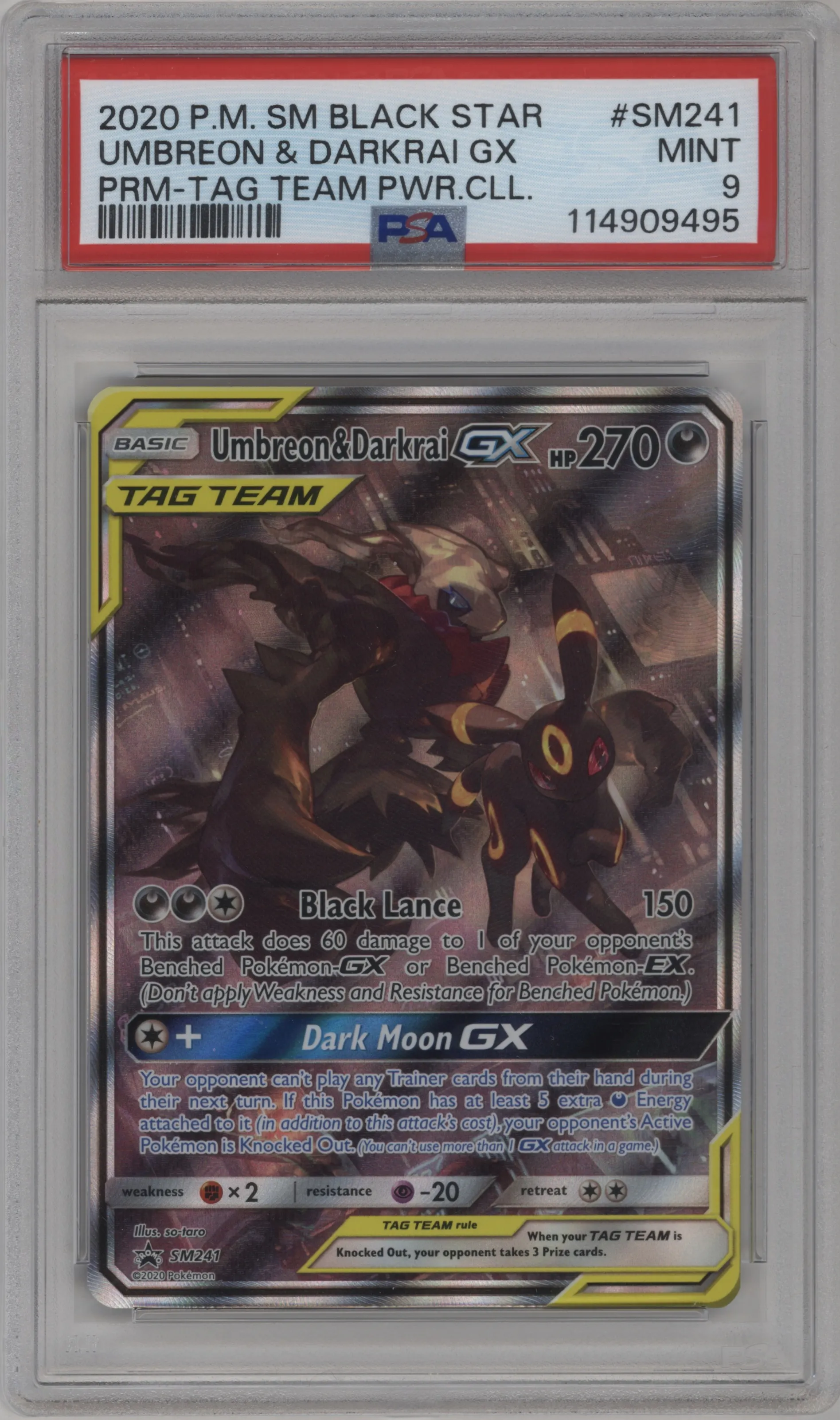 Umbreon/Darkrai GX