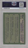 Bob Bonner/Cal Ripken/Jeff Schneider  from the 1982 Topps set graded by PSA and given an overall grade of 7.