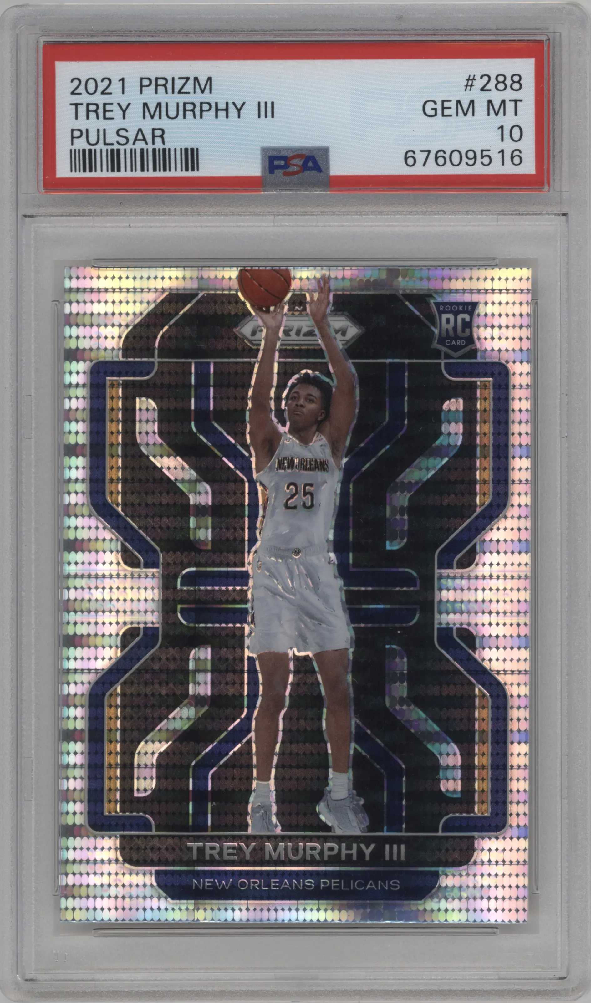 2021 Panini Prizm Trey Murphy III Pulsar #288 PSA 10