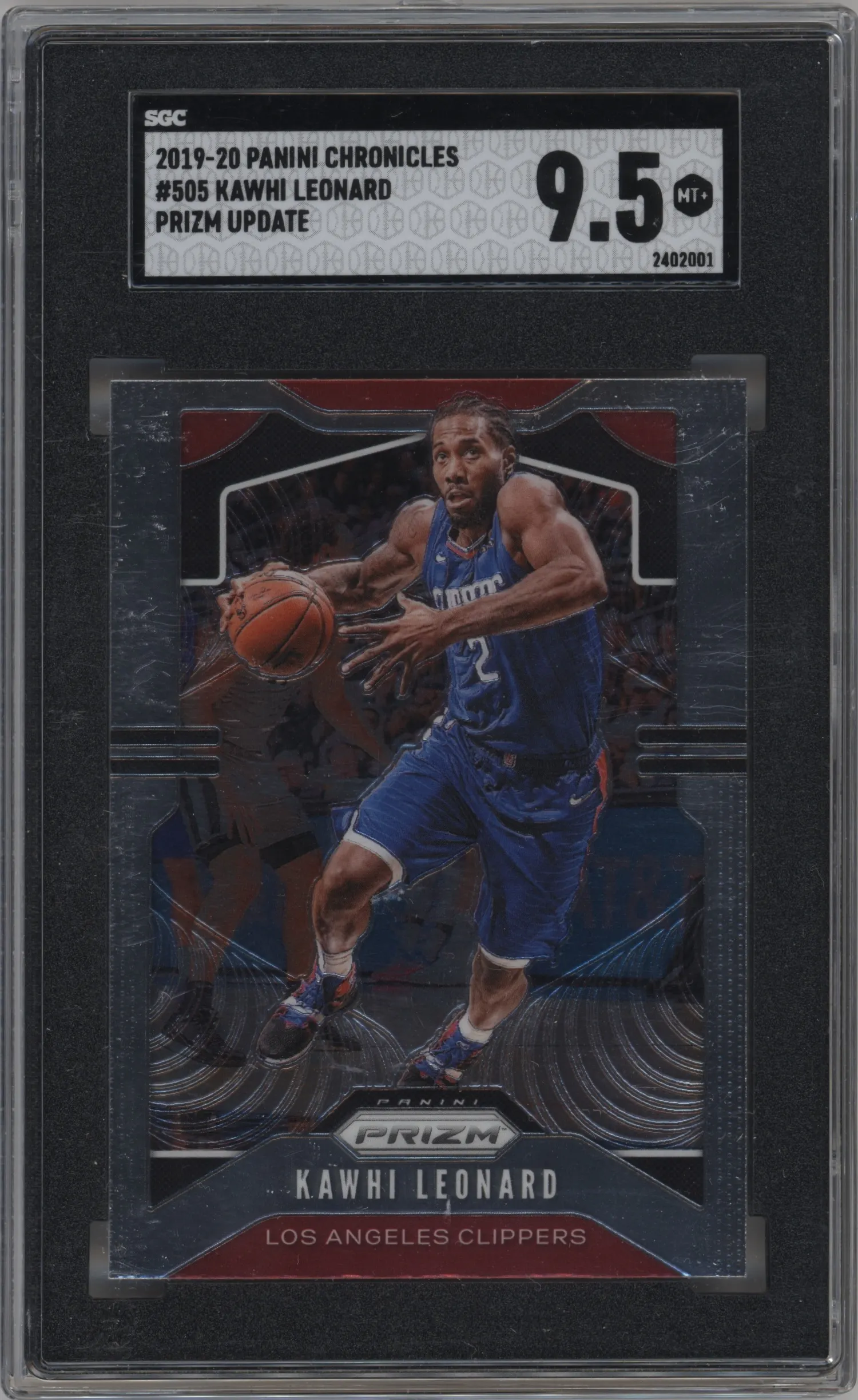2019 Panini Chronicles Prizm Update Kawhi Leonard SGC 9.5