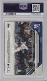 Mookie Betts from the 2025 Topps Now set graded by PSA and given an overall grade of 10.