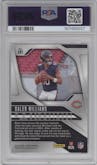 Caleb Williams from the 2024 Panini Prizm set graded by PSA and given an overall grade of 9.
