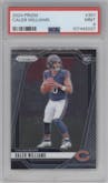 Caleb Williams from the 2024 Panini Prizm set graded by PSA and given an overall grade of 9.