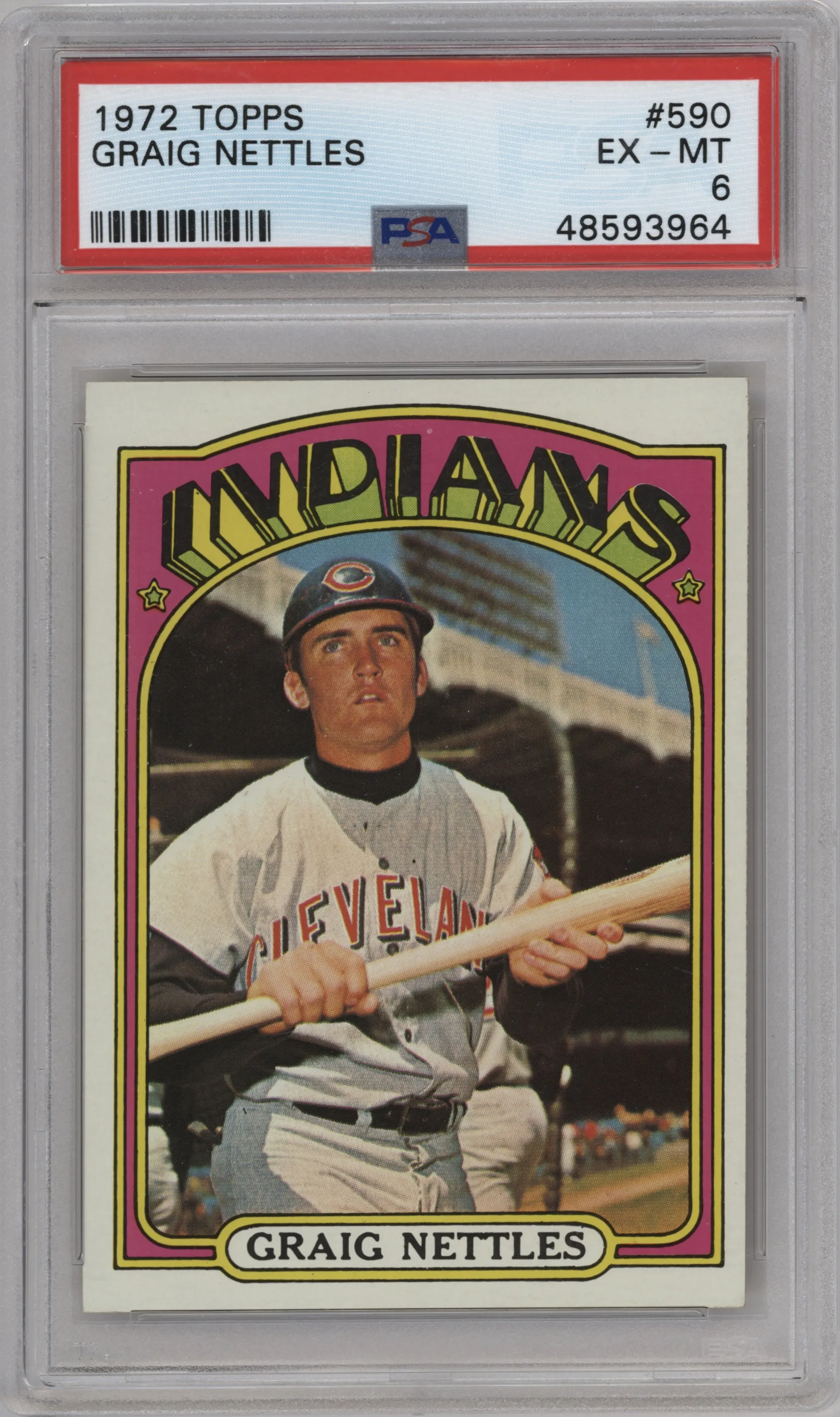 1972 Topps Graig Nettles #590 PSA 6