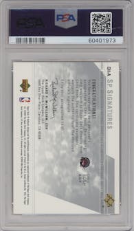Chris Bosh  from the 2003-04 SP Authentic set graded by PSA and given an overall grade of 10.