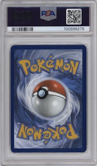 Pikachu ex from the 2024 Pokemon SV set graded by PSA and given an overall grade of 10.
