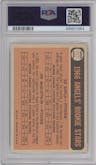 Jim McGlothlin/Ed Sukla from the 1966 Topps set graded by PSA and given an overall grade of 8.