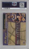 Kobe Bryant from the 1998-99 Fleer Ultra set featuring a Gold Medallion parallel graded by PSA and given an overall grade of 7.