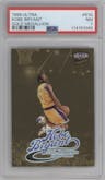 Kobe Bryant from the 1998-99 Fleer Ultra set featuring a Gold Medallion parallel graded by PSA and given an overall grade of 7.