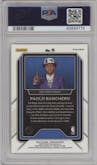 Paolo Banchero from the 2022-23 Panini Prizm  set featuring a Silver Prizm parallel graded by PSA and given an overall grade of 10.