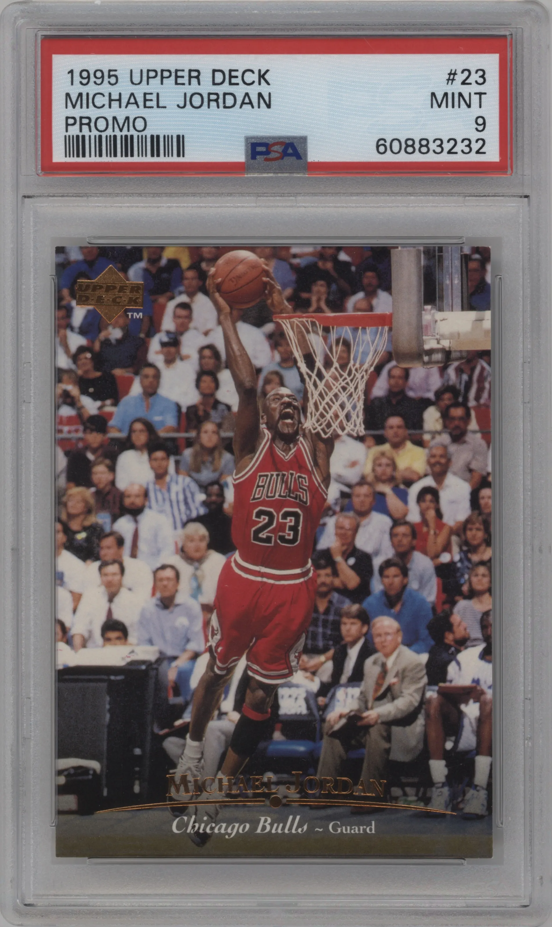 1995 Upper Deck Michael Jordan Promo #23 PSA 9