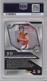 Bo Nix from the 2024 Panini Prizm set graded by PSA and given an overall grade of 10.