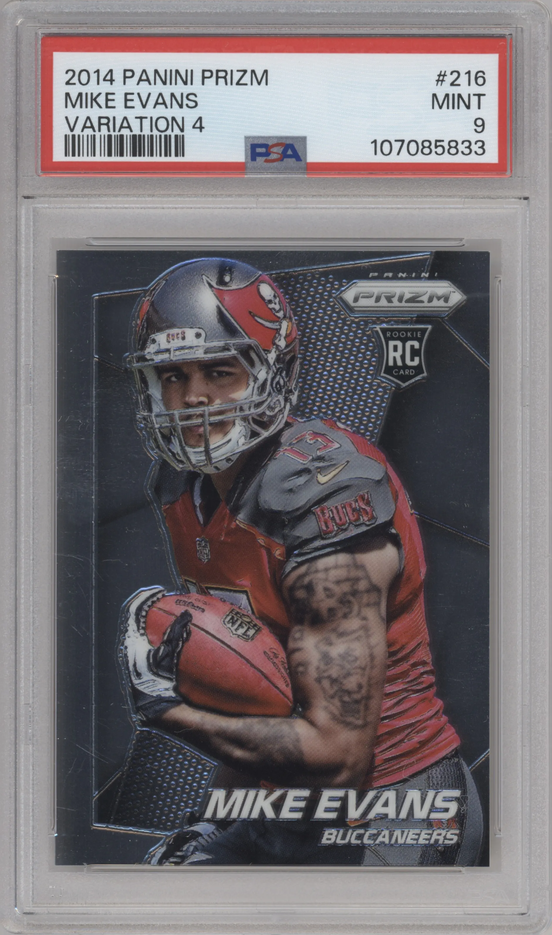 2014 Panini Prizm Rke.Var. Mike Evans PSA 9
