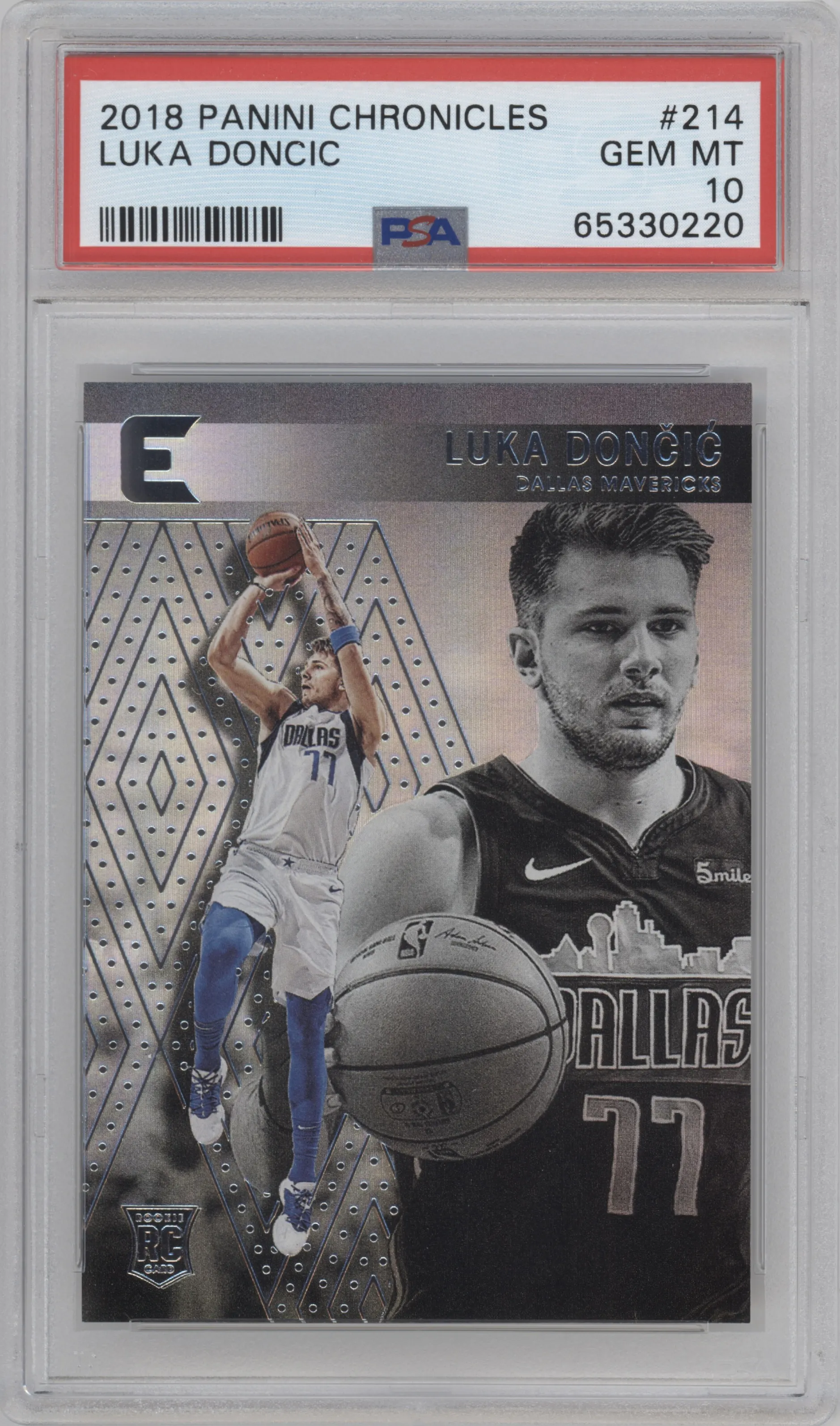 2018 Panini Chronicles Essentials Luka Doncic PSA 10
