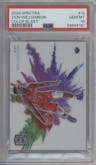Zion Williamson from the 2020-21 Panini Spectra set graded by PSA and given an overall grade of 10.