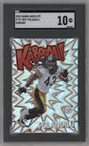 Troy Polamalu from the 2020 Panini Absolute set graded by SGC and given an overall grade of 10.