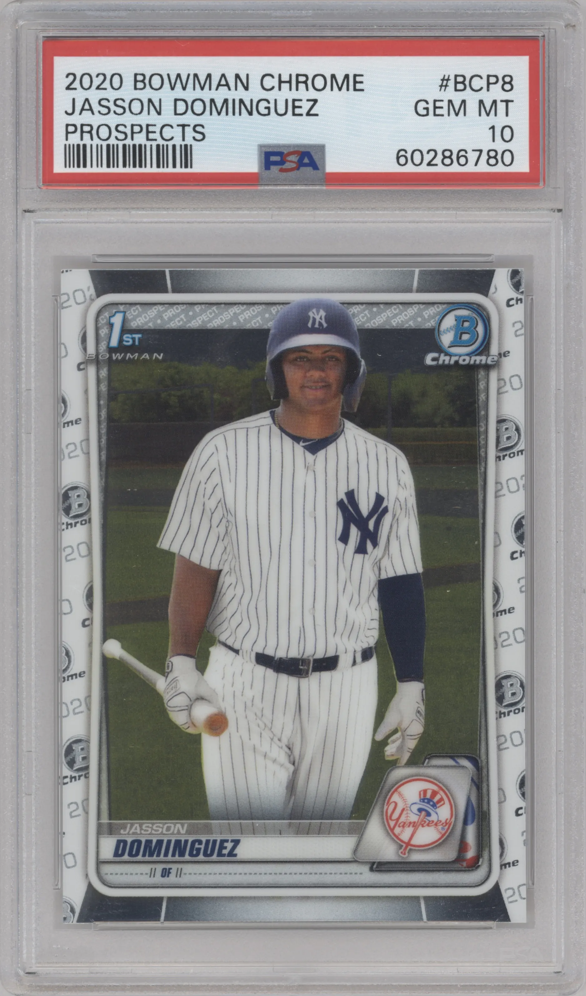 2020 Bowman Chr.Pros. Jasson Dominguez PSA 10