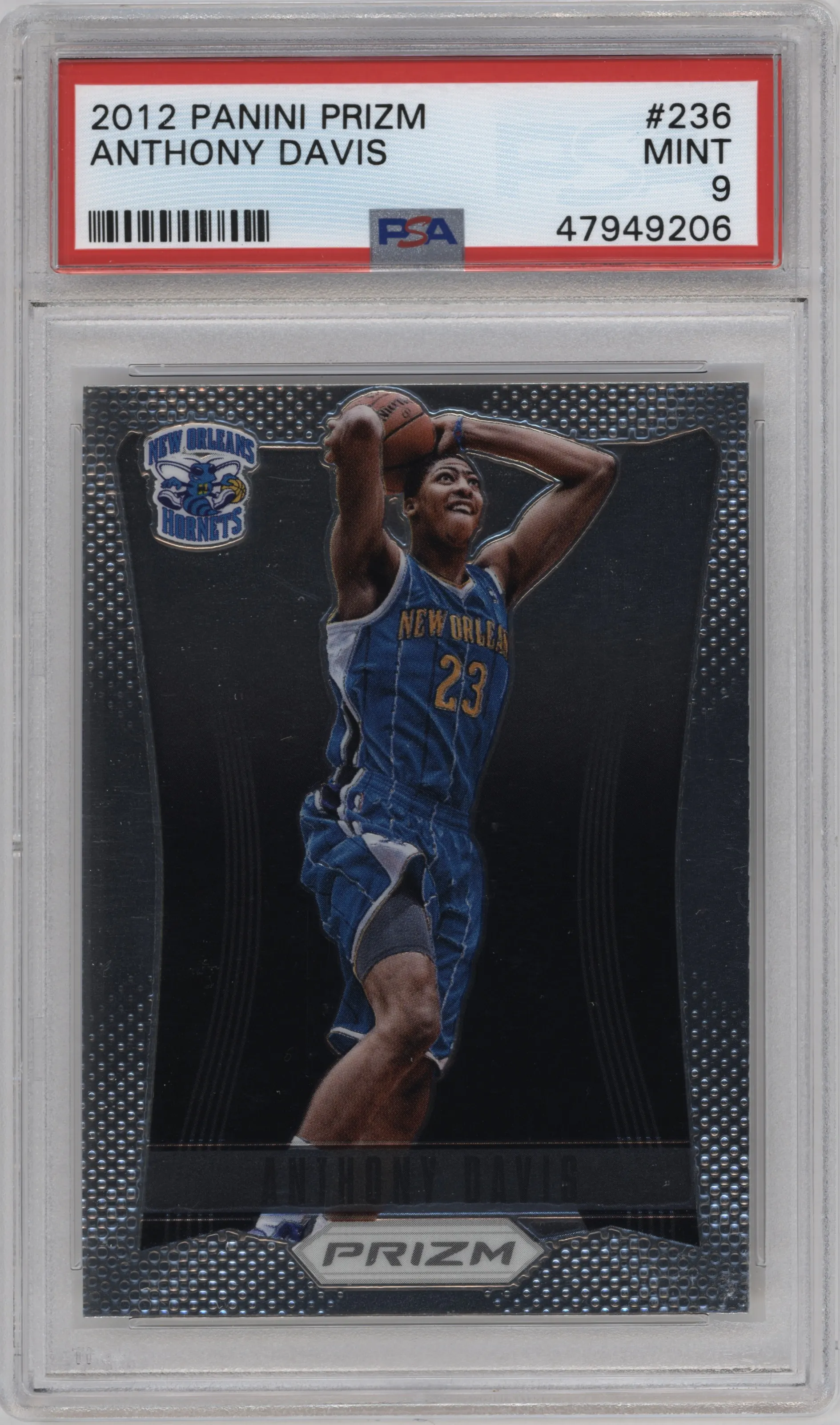 2012 Panini Prizm Anthony Davis PSA 9