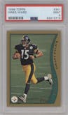 Hines Ward from the 1998 Topps set graded by PSA and given an overall grade of 9.
