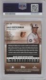 Adley Rutschman from the 2023 Topps Stadium Club set graded by PSA and given an overall grade of 9.