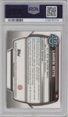 Lauren Betts from the 2022-23 Bowman University Chrome set graded by PSA and given an overall grade of 10.