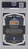 Nikola Jokic from the 2015-16 Panini Select  set featuring a Tri-Color parallel graded by PSA and given an overall grade of 10.