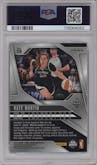 Kate Martin from the 2024 Panini Prizm WNBA set featuring a Blue Velocity parallel graded by PSA and given an overall grade of 10.