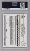 Jared Jones from the 2024 Topps Chrome set featuring a Blue Wave Refractor parallel graded by PSA and given an overall grade of 10.