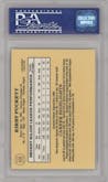 Kirby Puckett from the 1985 Donruss set graded by PSA and given an overall grade of 8.