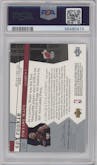 Dwyane Wade from the 2003-04 SPx set graded by PSA and given an overall grade of 10.