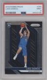 Luka Doncic from the 2018-19 Panini Prizm set graded by PSA and given an overall grade of 9.