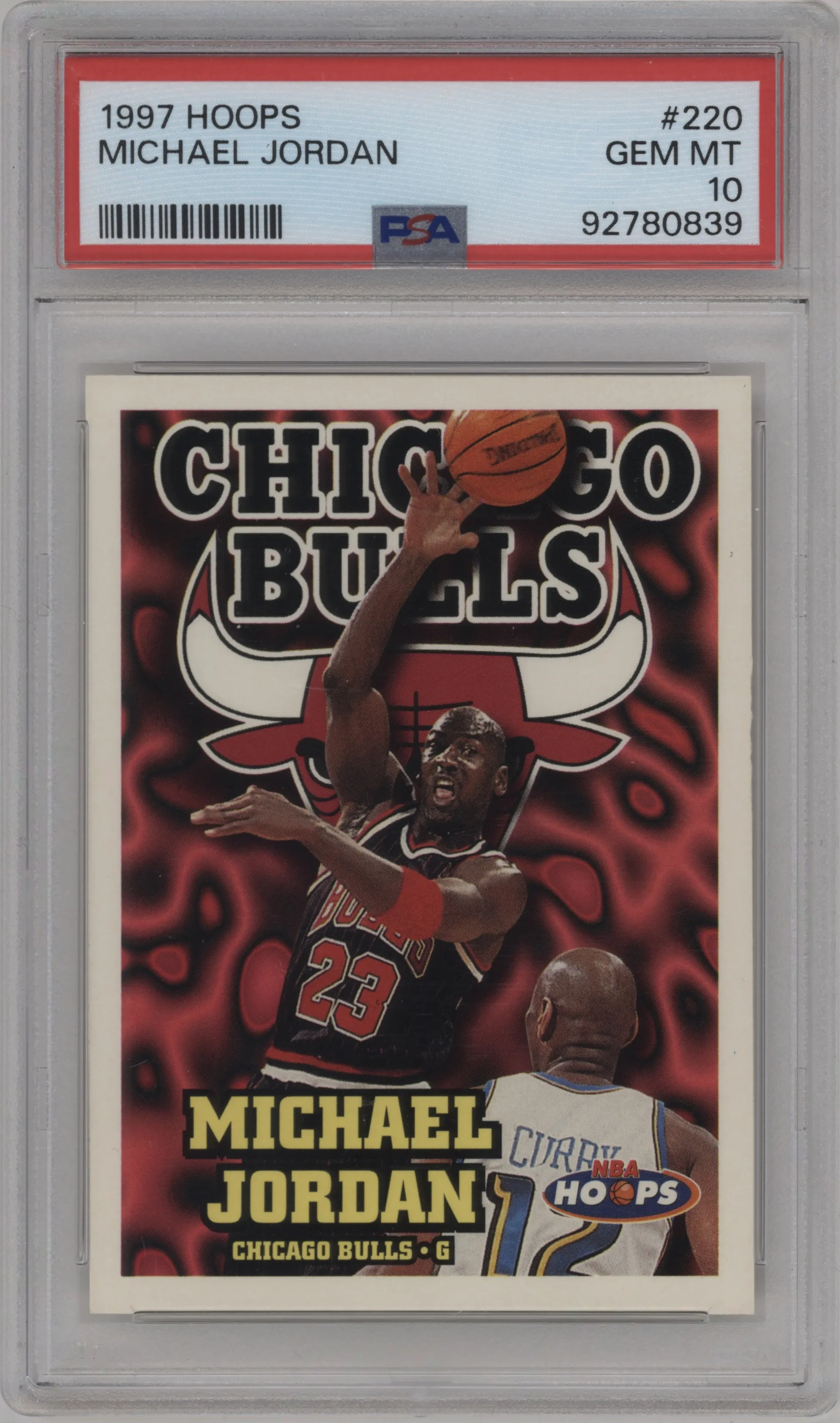 1997 NBA Hoops Michael Jordan #220 PSA 10