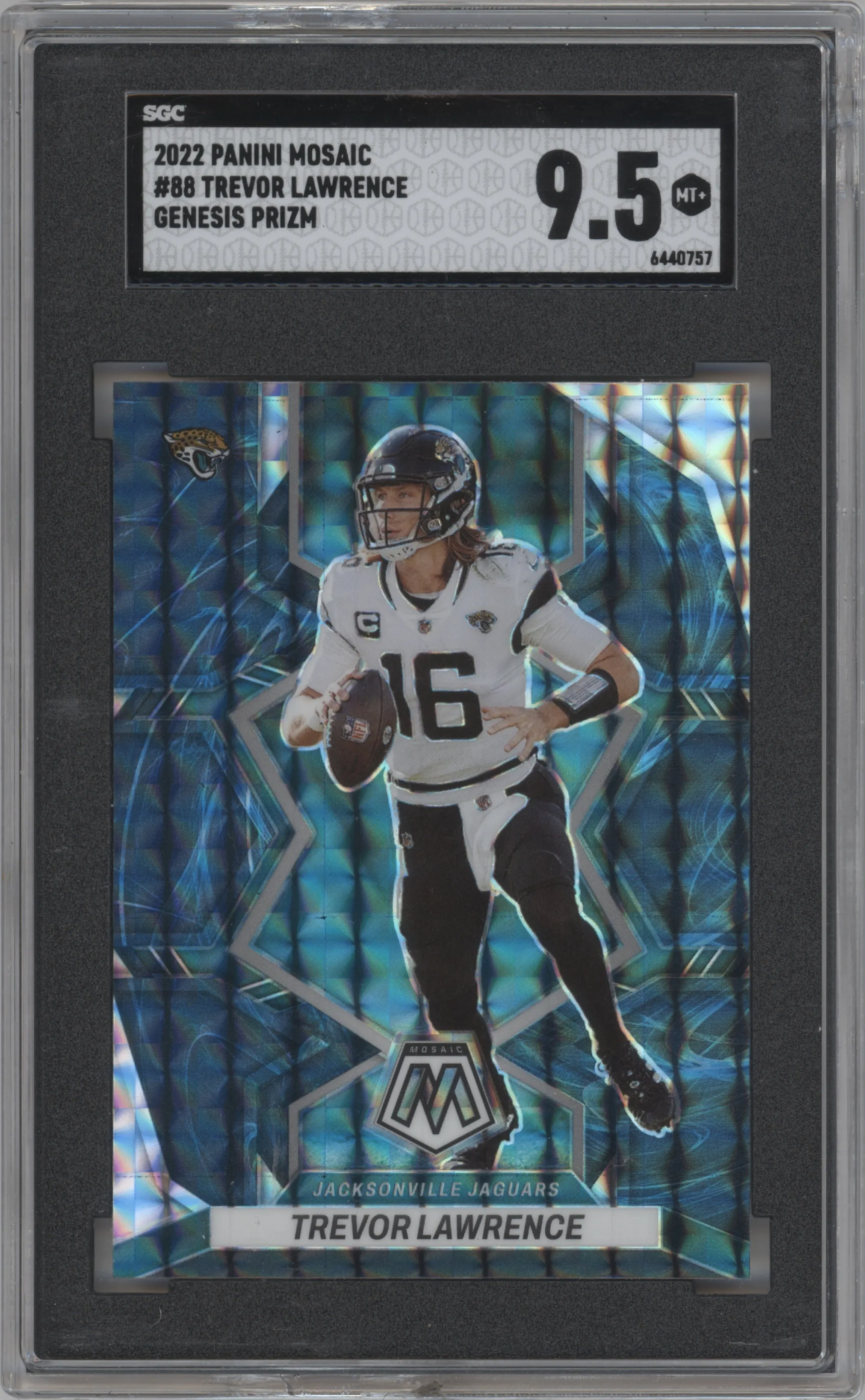 2022 Panini Mosaic Trevor Lawrence Genesis #88 SGC 9.5